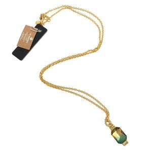 J. Crew Ombre Stone Pendant Necklace